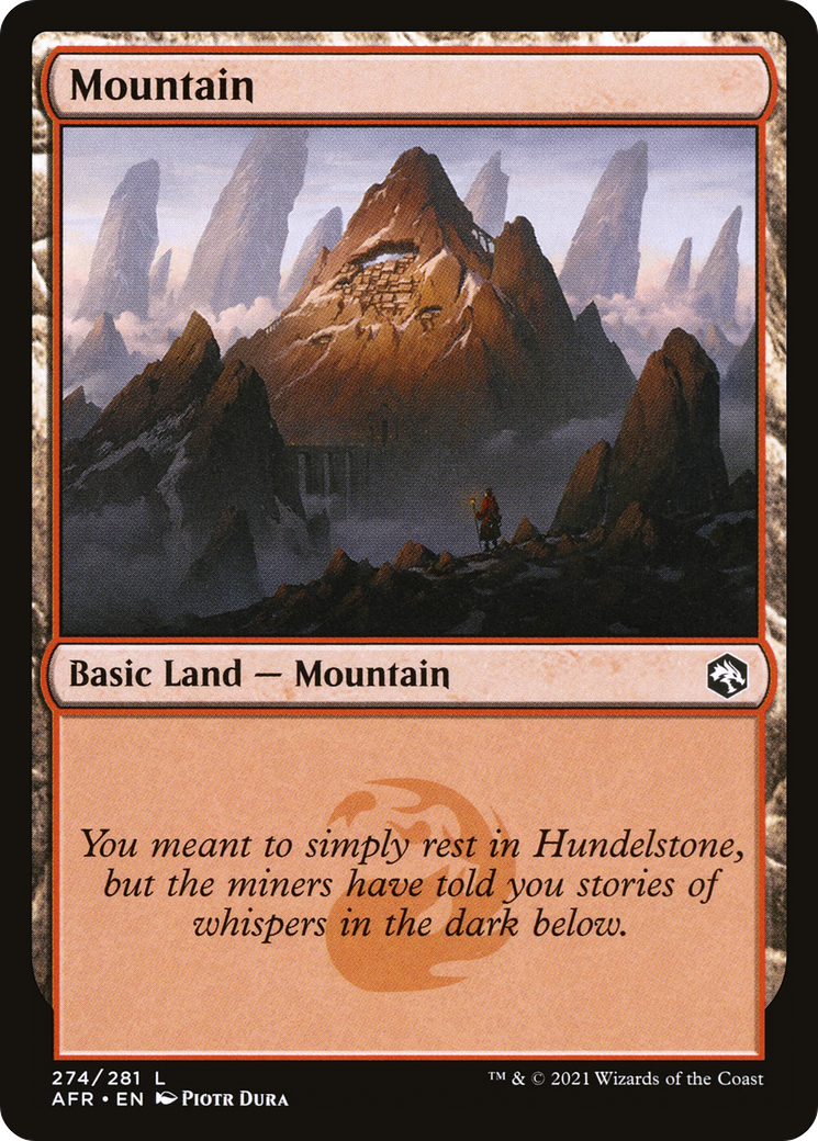 Mountain (274) Foil - Adventures in the Forgotten Realms