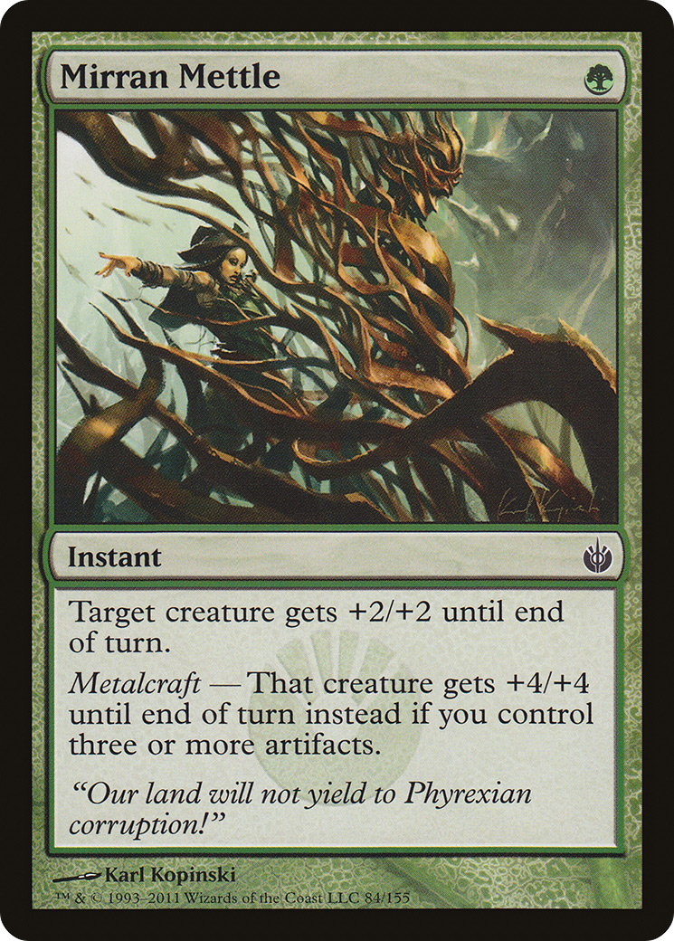 Mirran Mettle (084) Foil - Mirrodin Besieged