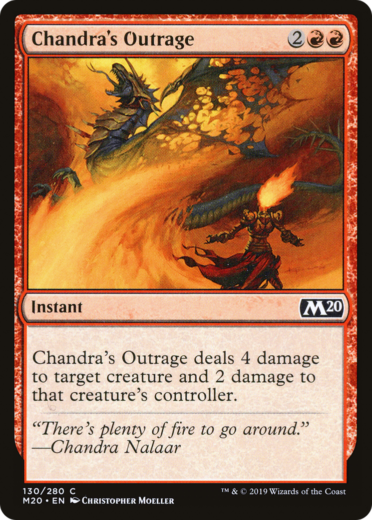 Chandra's Outrage (130) - Core Set 2020