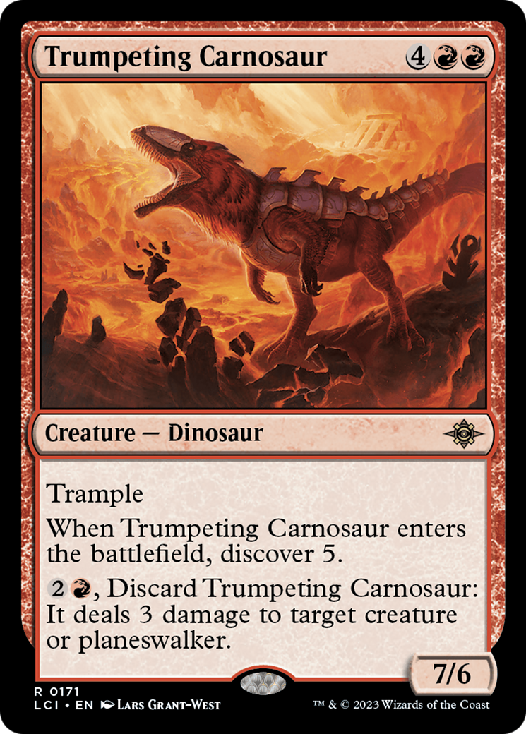 Trumpeting Carnosaur (171) - The Lost Caverns of Ixalan