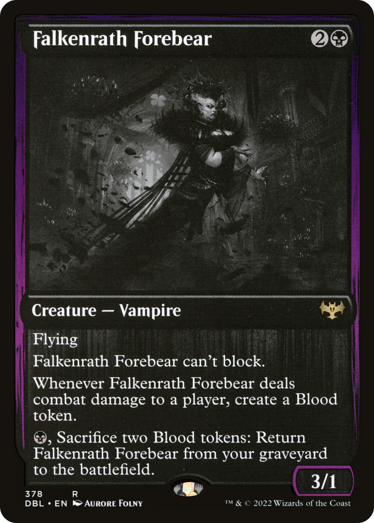 Falkenrath Forebear (378) Foil - Innistrad: Double Feature
