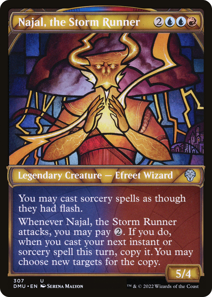 Najal, the Storm Runner (Showcase) (307) Foil - Dominaria United