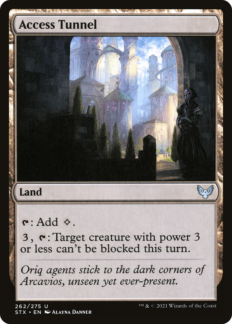 Access Tunnel (262) Foil - Strixhaven: School of Mages