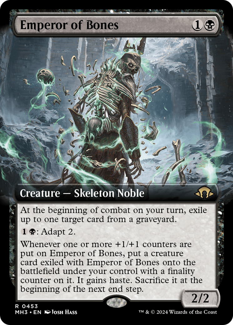Emperor of Bones (Extended Art) (453) Foil - Modern Horizons 3
