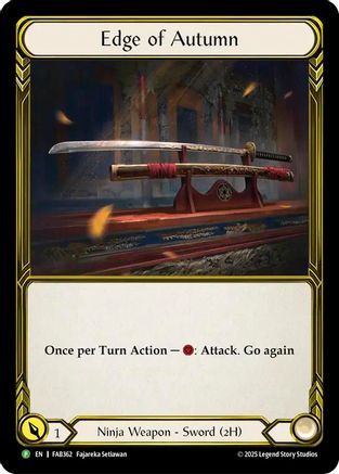 Edge of Autumn (Golden) (ASR002) Cold Foil - Flesh and Blood: Promo Cards