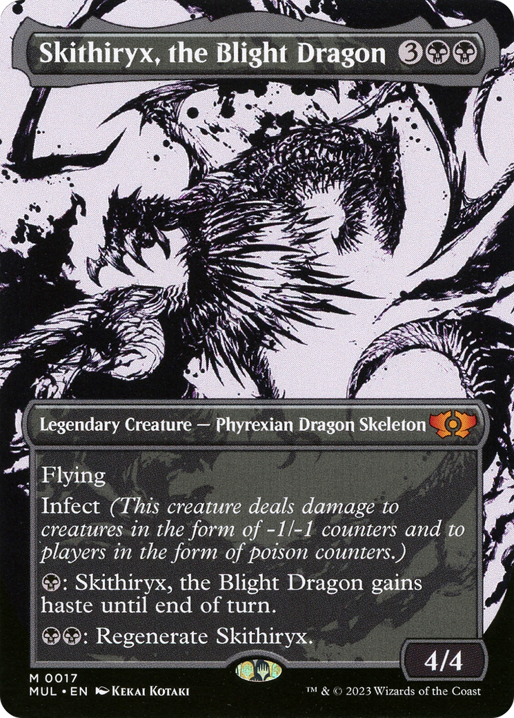 Skithiryx, the Blight Dragon (Showcase) (017) Foil - Multiverse Legends