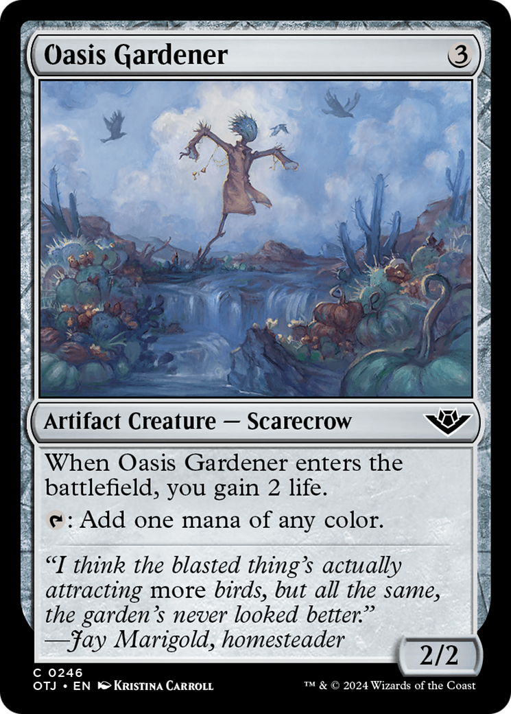 Oasis Gardener (246) Foil - Outlaws of Thunder Junction