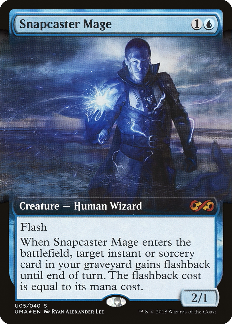Snapcaster Mage (Extended Art) (U05) Foil - Ultimate Box Topper