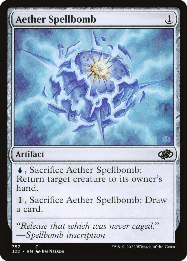 Aether Spellbomb (752) - Jumpstart 2022