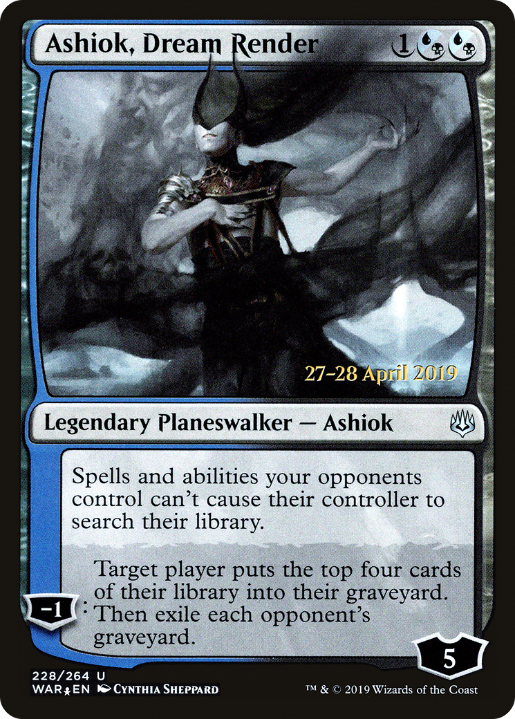 Ashiok, Dream Render (228s) Foil - War of the Spark Promos
