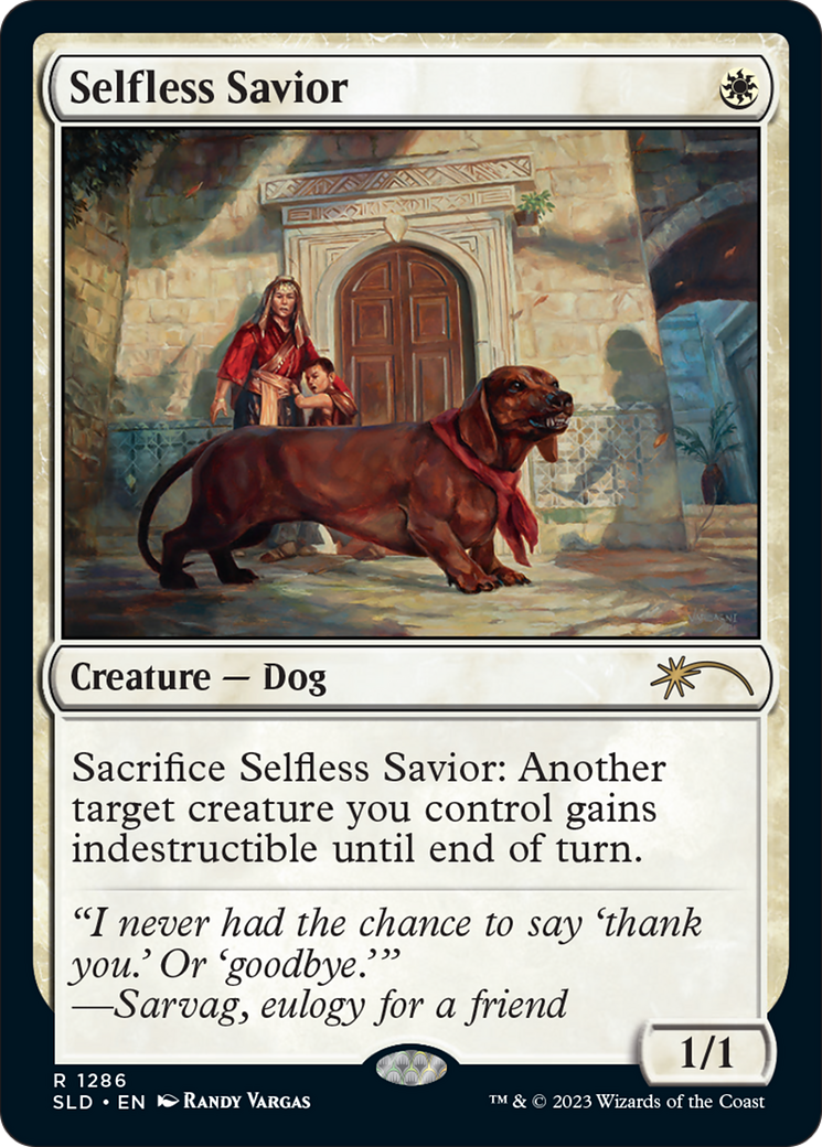 Selfless Savior (1286) Foil - Secret Lair Drop