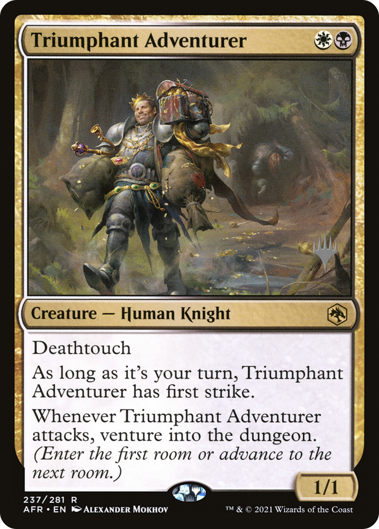 Triumphant Adventurer (237) Foil - Adventures in the Forgotten Realms Promos