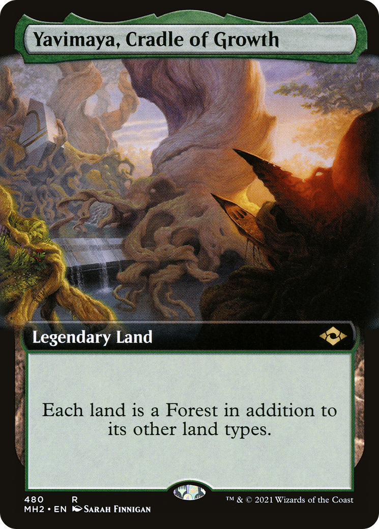 Yavimaya, Cradle of Growth (Extended Art) (480) - Modern Horizons 2