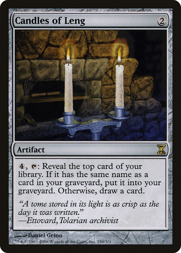 Candles of Leng (250) Foil - Time Spiral