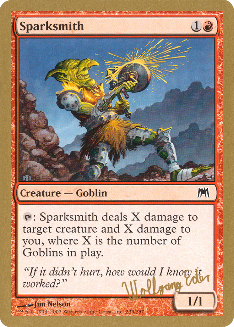 Sparksmith - 2003 Wolfgang Eder (ONS) - World Championship Decks 2003