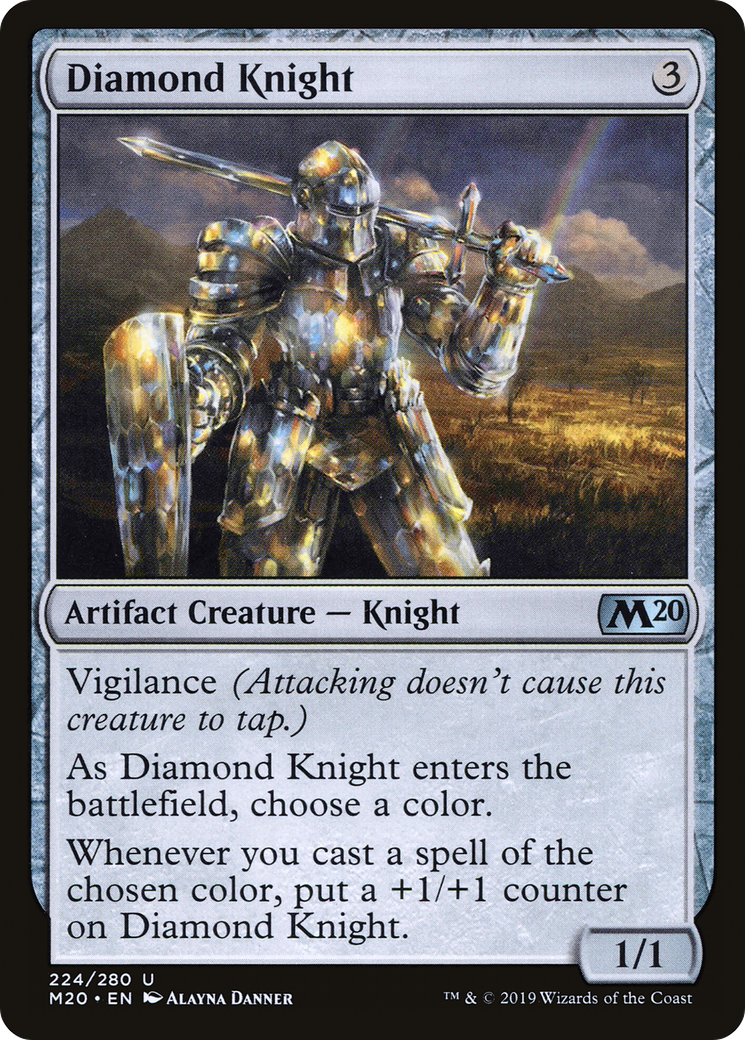 Diamond Knight (224) - Core Set 2020