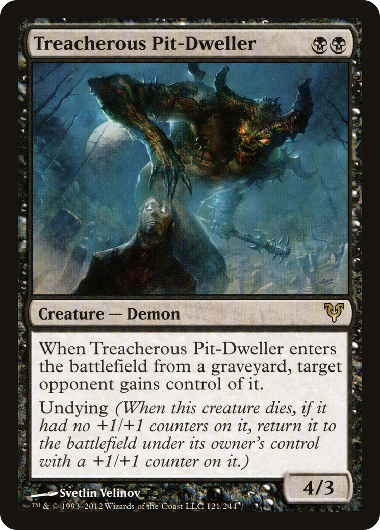 Treacherous Pit-Dweller (121) Foil - Avacyn Restored
