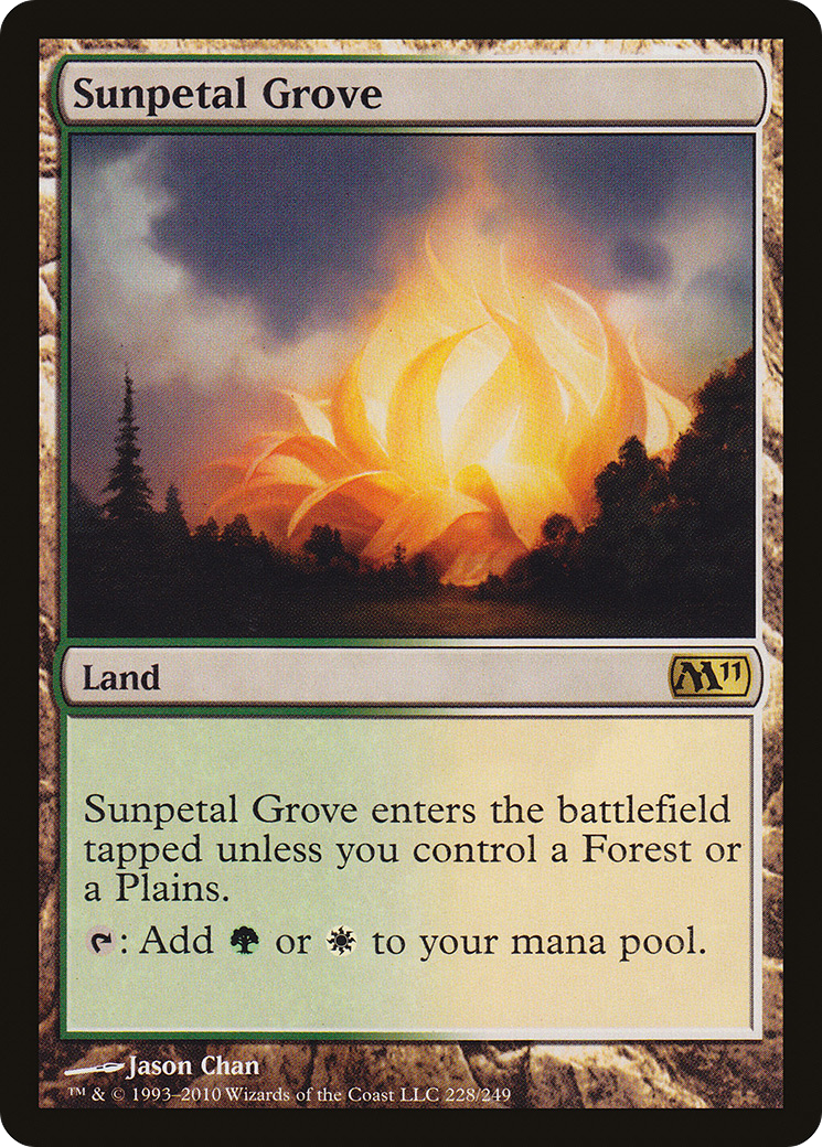 Sunpetal Grove (228) Foil - Magic 2011