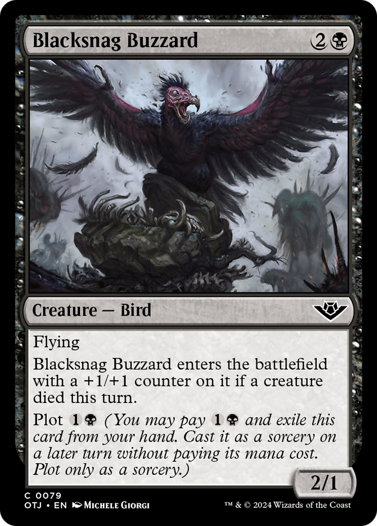 Blacksnag Buzzard (079) - Outlaws of Thunder Junction