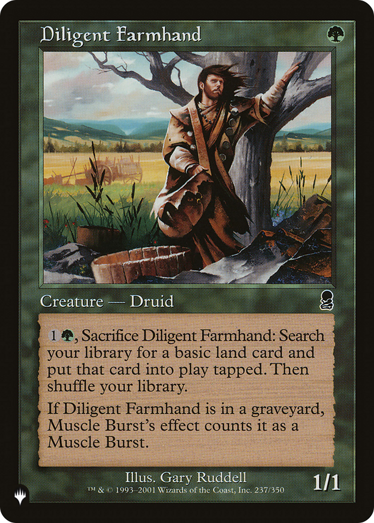 Diligent Farmhand (Retro) (ODY-237) - The List