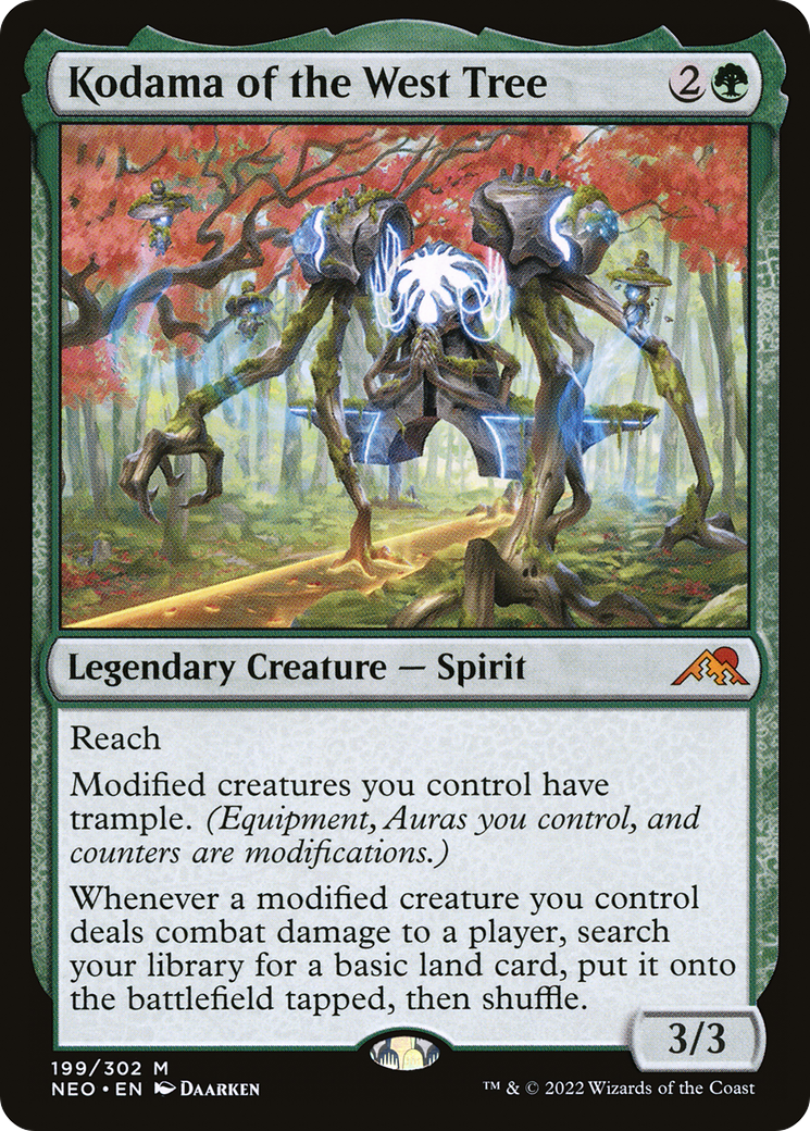 Kodama of the West Tree (199) Foil - Kamigawa: Neon Dynasty