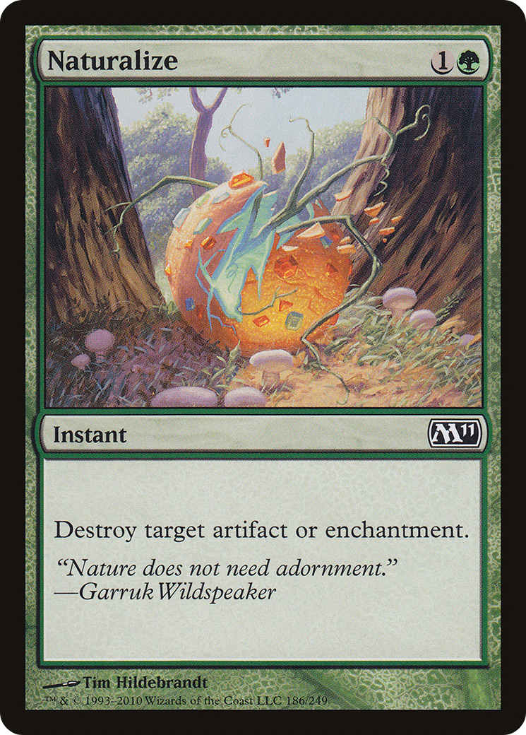 Naturalize (186) Foil - Magic 2011