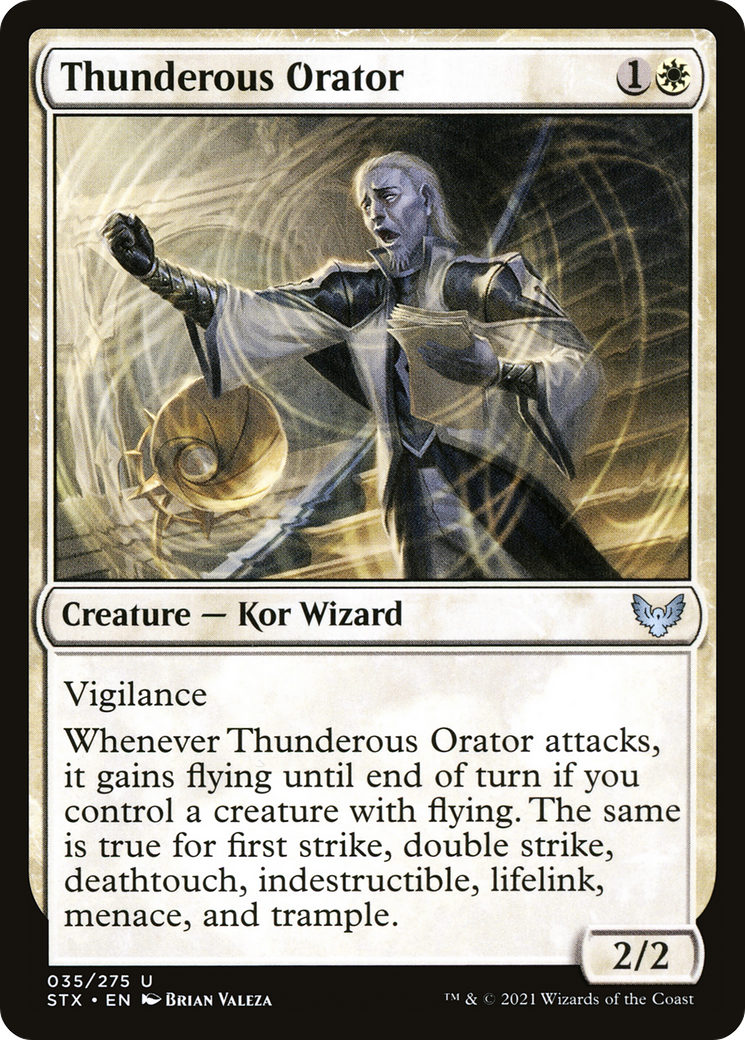 Thunderous Orator (035) - Strixhaven: School of Mages
