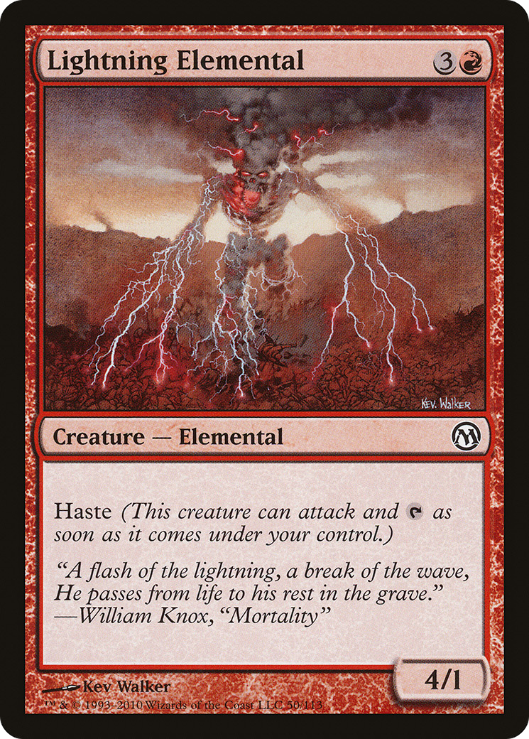 Lightning Elemental (050) - Duels of the Planeswalkers