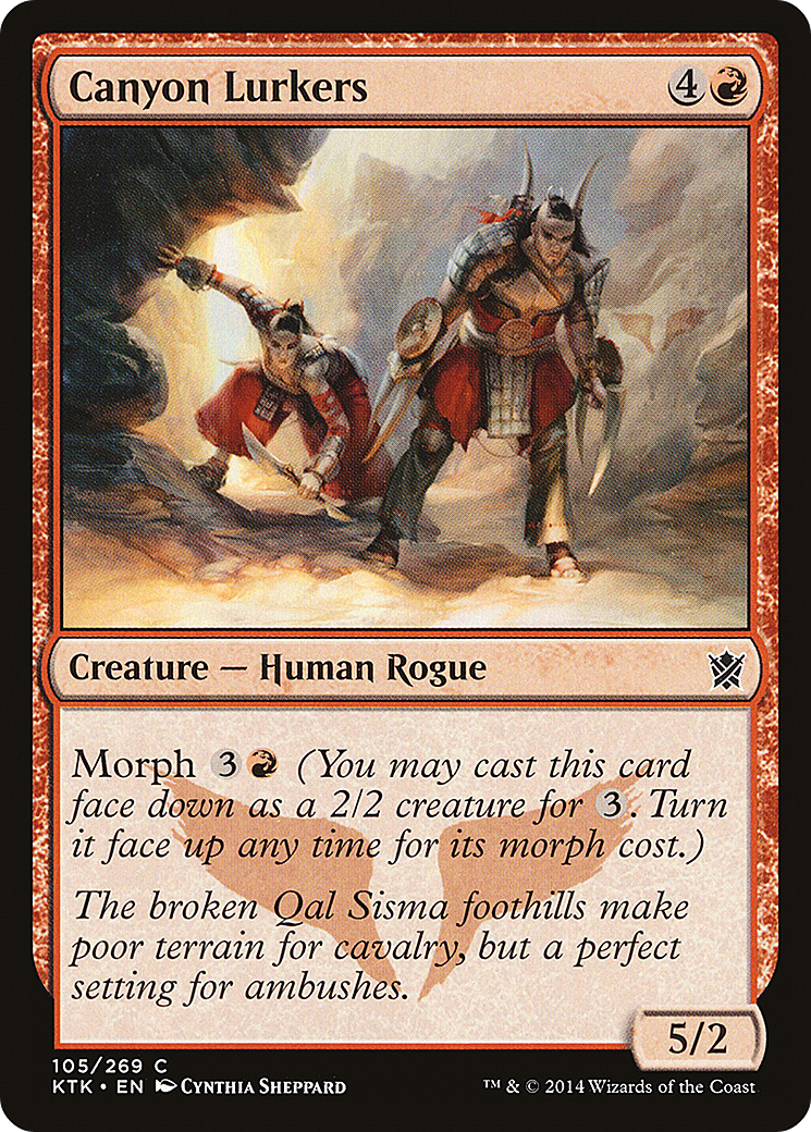 Canyon Lurkers (105) - Khans of Tarkir