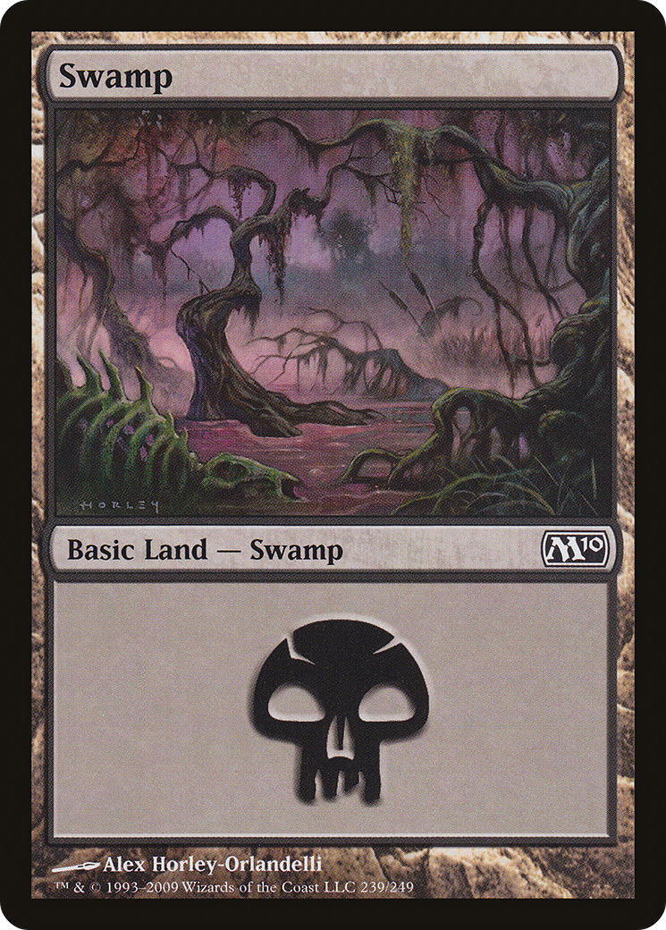 Swamp (239) Foil - Magic 2010