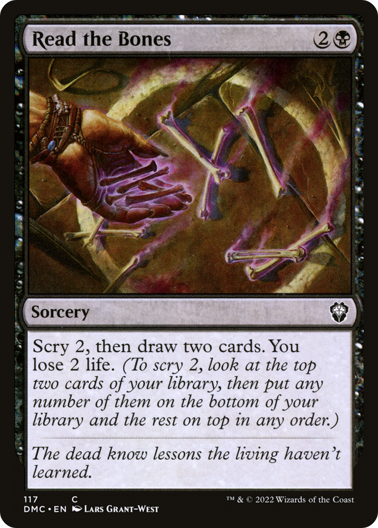 Read the Bones (117) - Dominaria United Commander