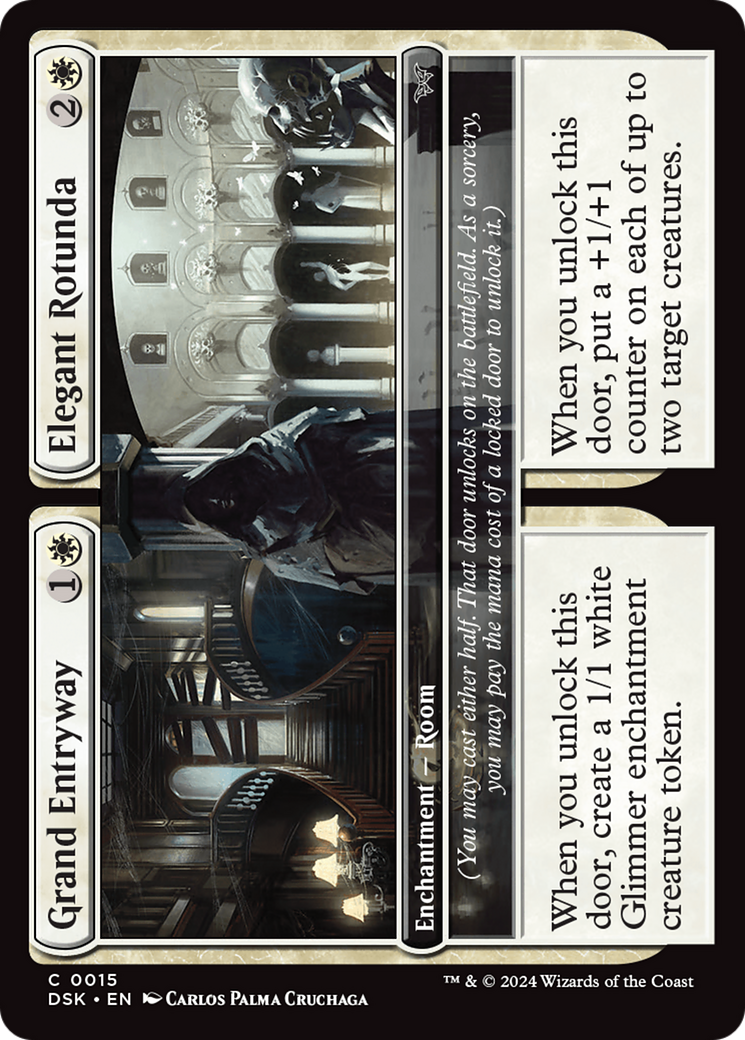 Grand Entryway // Elegant Rotunda (015) Foil - Duskmourn: House of Horror