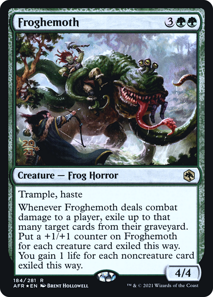 Froghemoth (184s) Foil - Adventures in the Forgotten Realms Promos