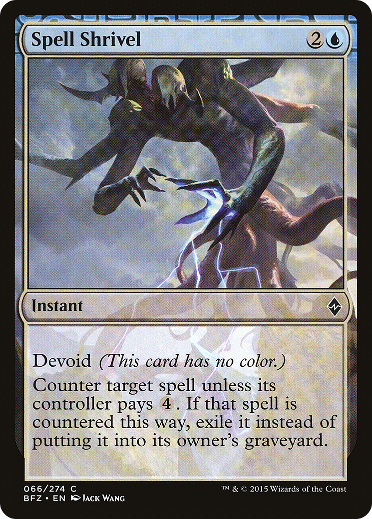 Spell Shrivel (066) - Battle for Zendikar