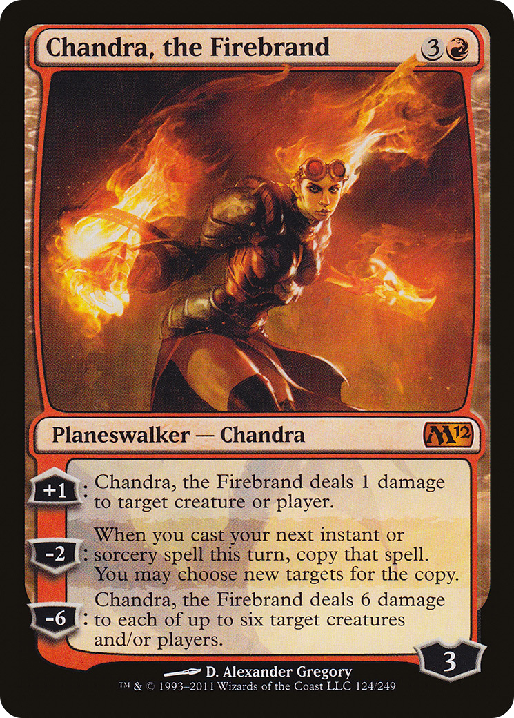 Chandra, the Firebrand (124) Foil - Magic 2012