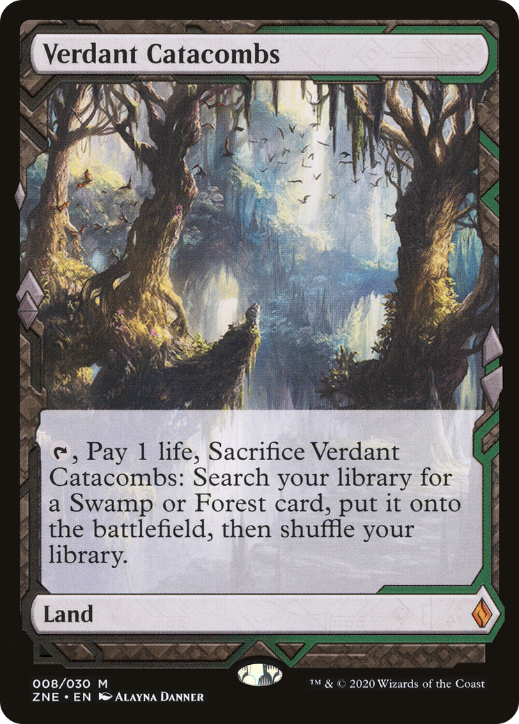 Verdant Catacombs (008) Foil - Zendikar Rising Expeditions