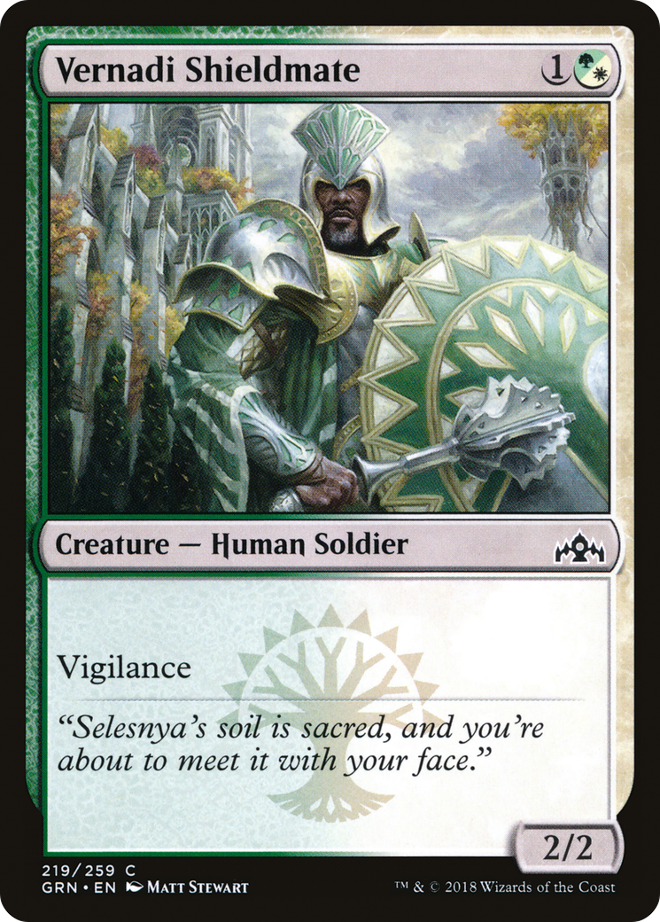 Vernadi Shieldmate (219) - Guilds of Ravnica