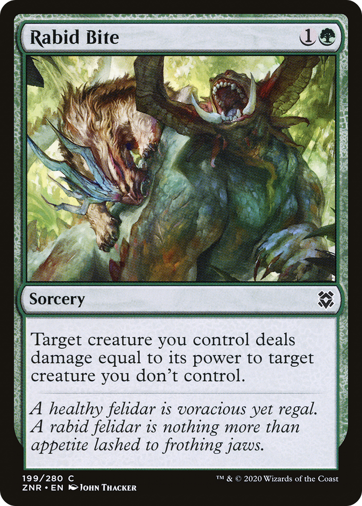 Rabid Bite (199) - Zendikar Rising