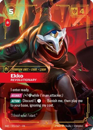 Ekko, Revolutionary (021) Foil - Radiance