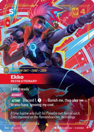 Ekko, Revolutionary (Alternate Art) (021a) Foil - Radiance