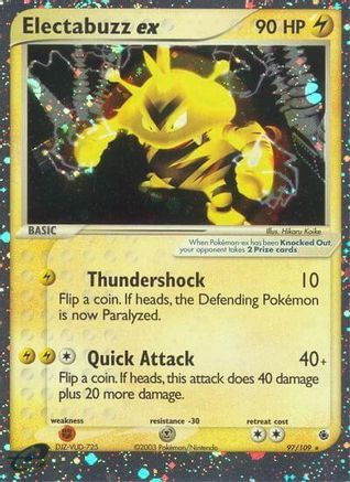 Electabuzz ex (97) Holofoil - Ruby and Sapphire