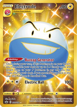 Electrode (Gold) (222) Holofoil - Chilling Reign