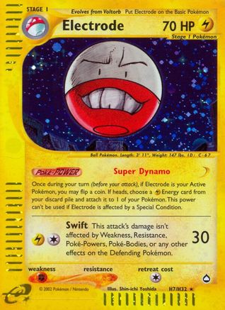 Electrode (H7) Holofoil - Aquapolis