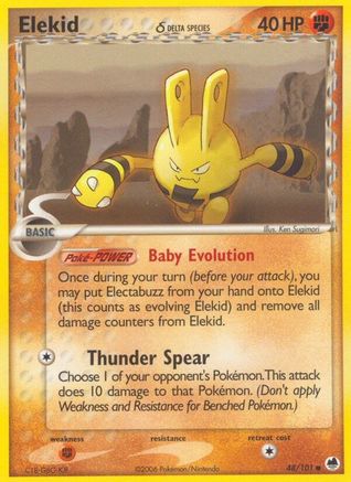 Elekid (Delta Species) (48) - Dragon Frontiers