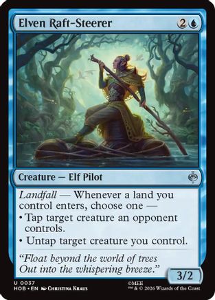 Elven Raft-Steerer (037) Foil - The Hobbit