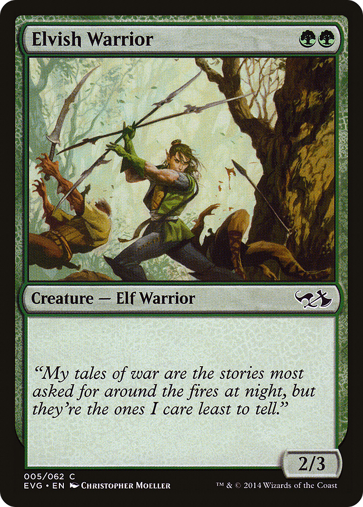 Elvish Warrior (005) - Duel Decks Anthology: Elves vs. Goblins