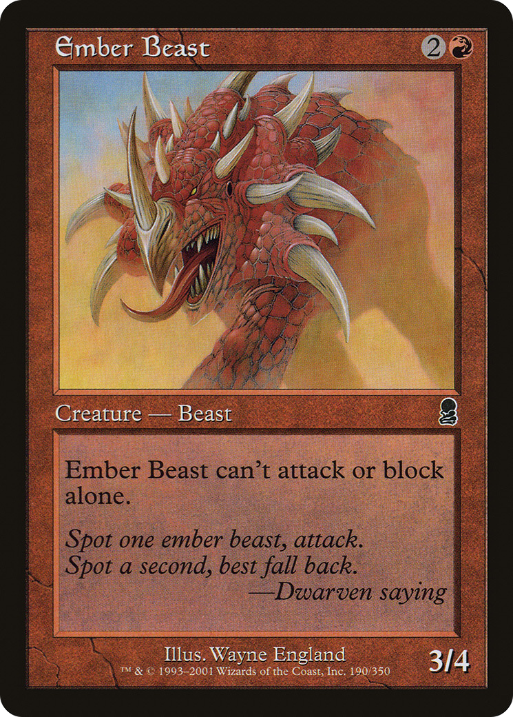 Ember Beast (190) - Odyssey