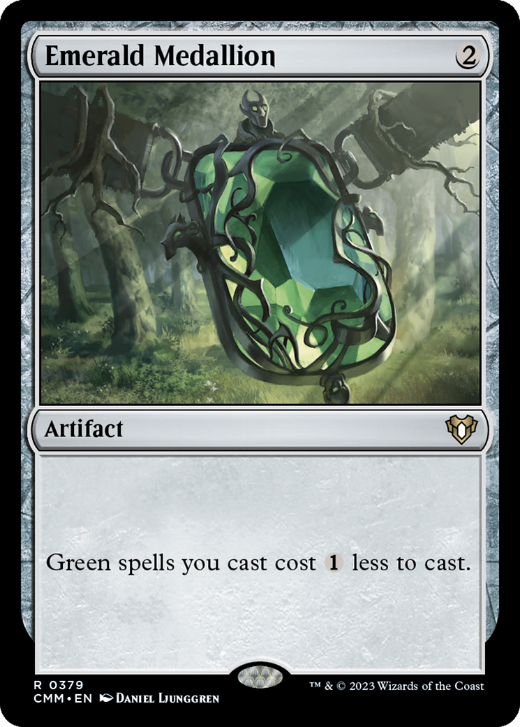 Emerald Medallion (379) Foil - Commander Masters