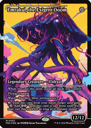 Emrakul, the Exigent Doom (Showcase) (403) Foil - Reality Fracture