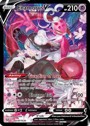 Enamorus V (Alternate Full Art) (TG18) Holofoil - Lost Origin